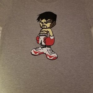 Team Pacquiao animated Pacq boxing shirt